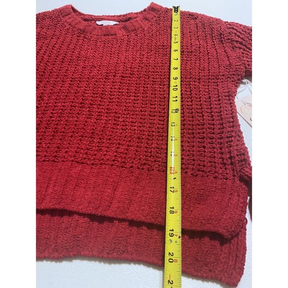 Candie's Cozy and Soft Sweater Size Small Red NEW - Picture 8 of 8